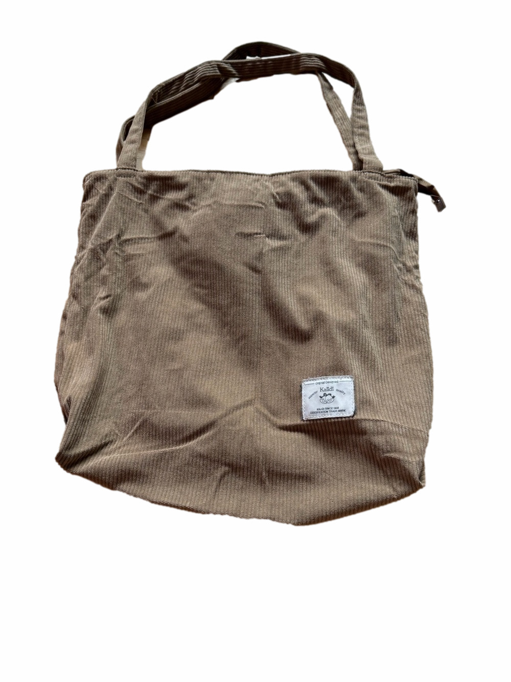 Kalidi Corduroy Tote Bag in Brown